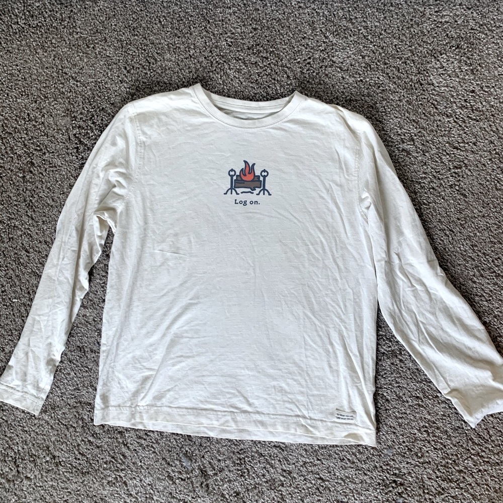 Life is Good “Log on.” Long Sleeve T-Shirt